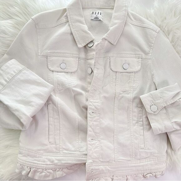 ɢᴜᴄ ᴇʟʟᴇ ᴡʜɪᴛᴇ ᴅᴇɴɪᴍ ꜱᴜᴍᴍᴇʀ ᴊᴀᴄᴋᴇᴛ - Picture 12 of 17